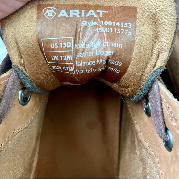 Ariat Lookout Men’s Chukka Cushioned Boots Size 13 - Picture 13 of 15